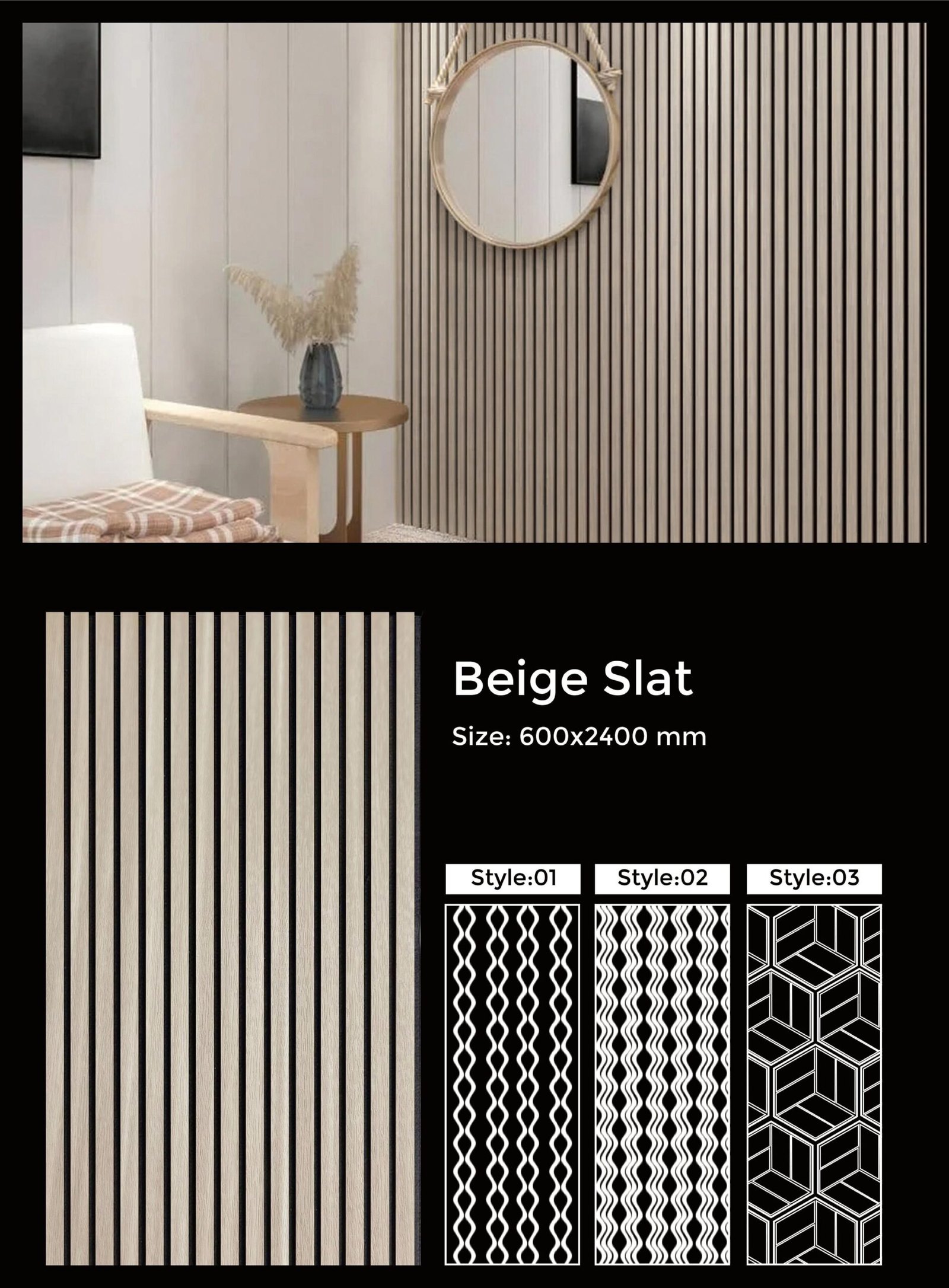Decorative Acoustic Slat Wall Panels - Image 15