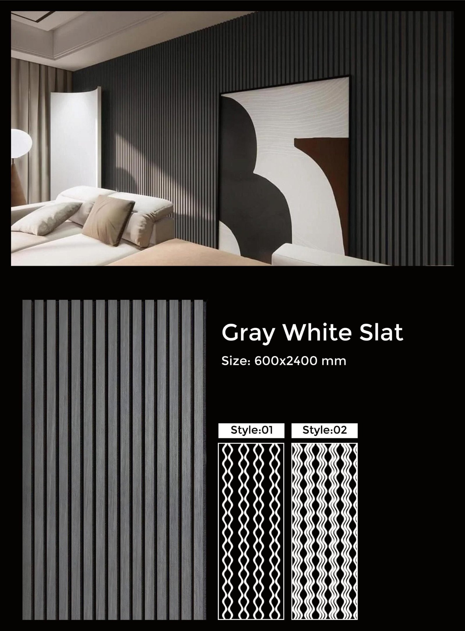Decorative Acoustic Slat Wall Panels - Image 4